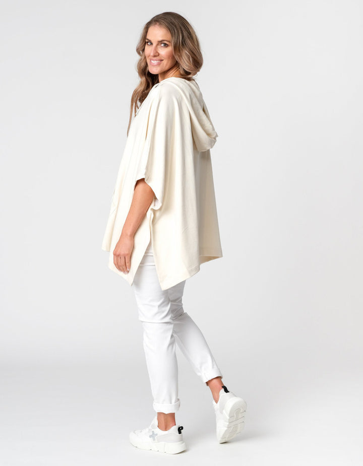 Stella + Gemma Indie Poncho - Vintage White