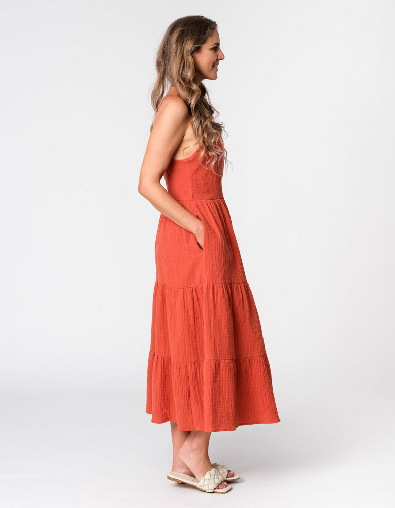 Stella + Gemma Serena Maxi Dress - Copper