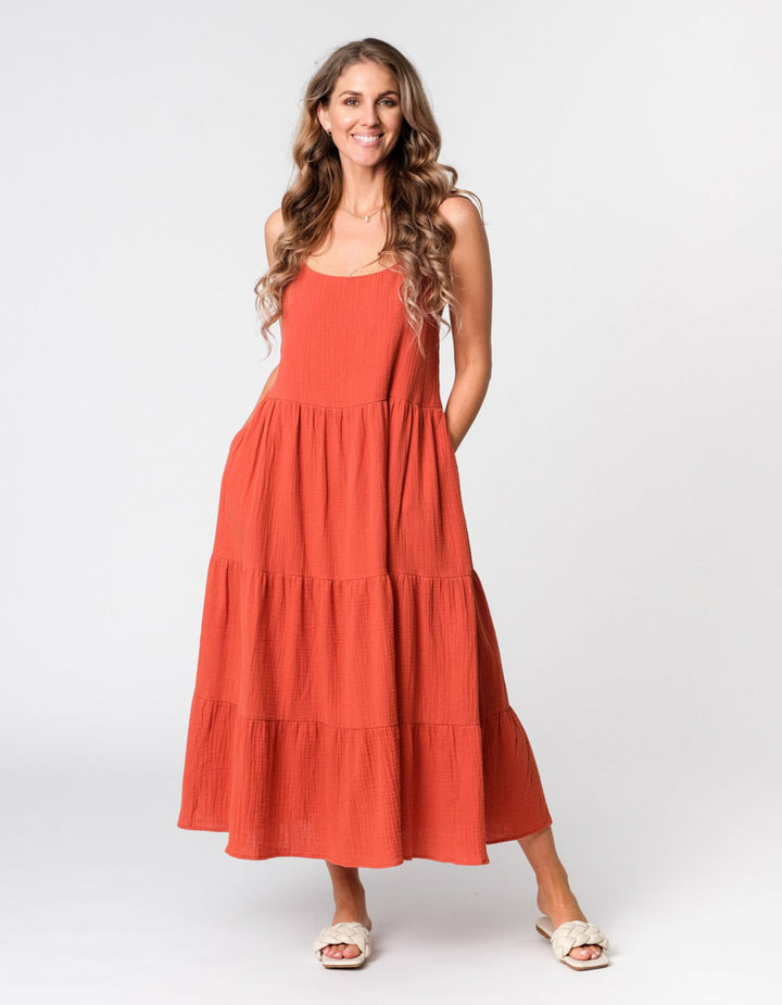 Stella + Gemma Serena Maxi Dress - Copper