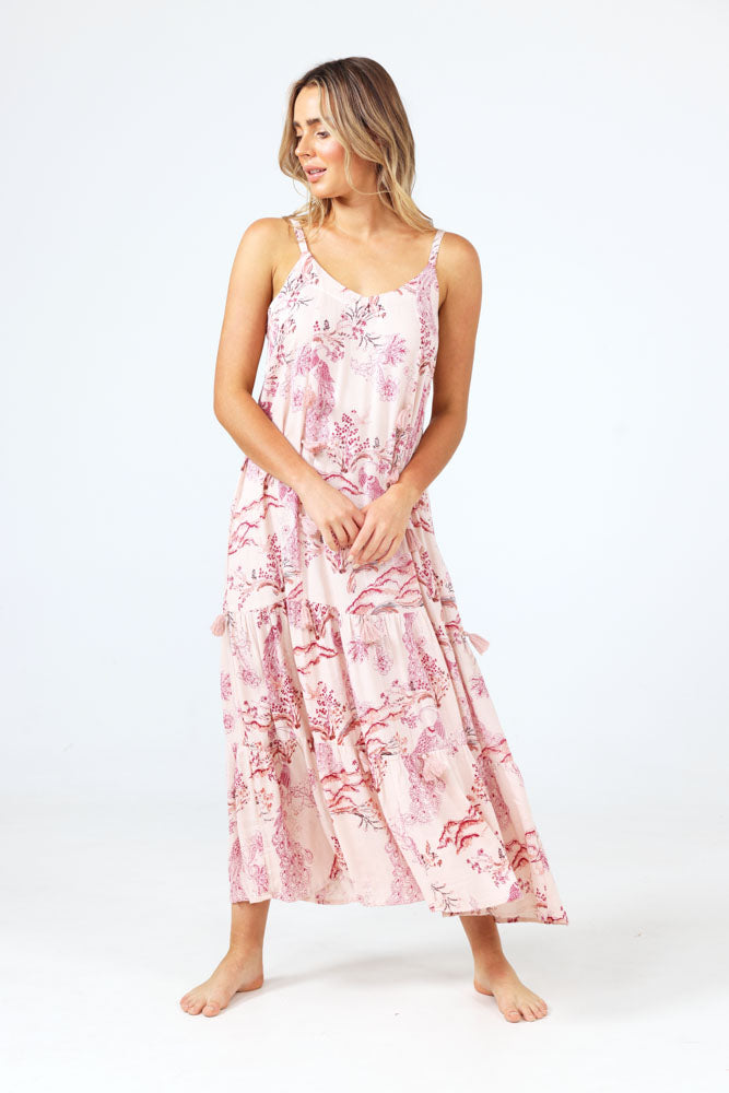 Talisman Dahna Dress - Redbird Pink