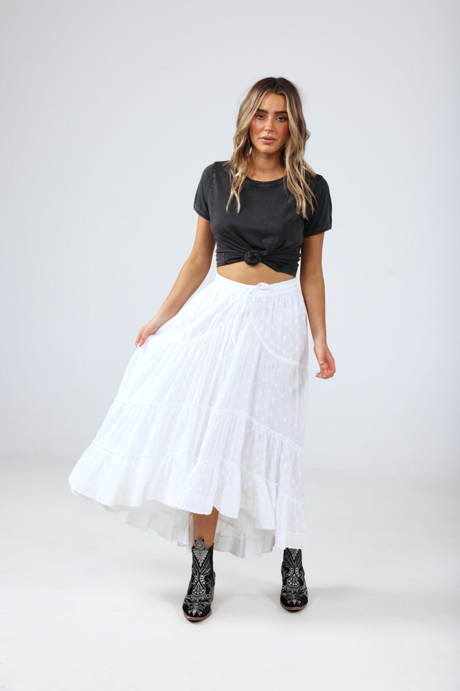 Talisman Magic Carpet Skirt - White