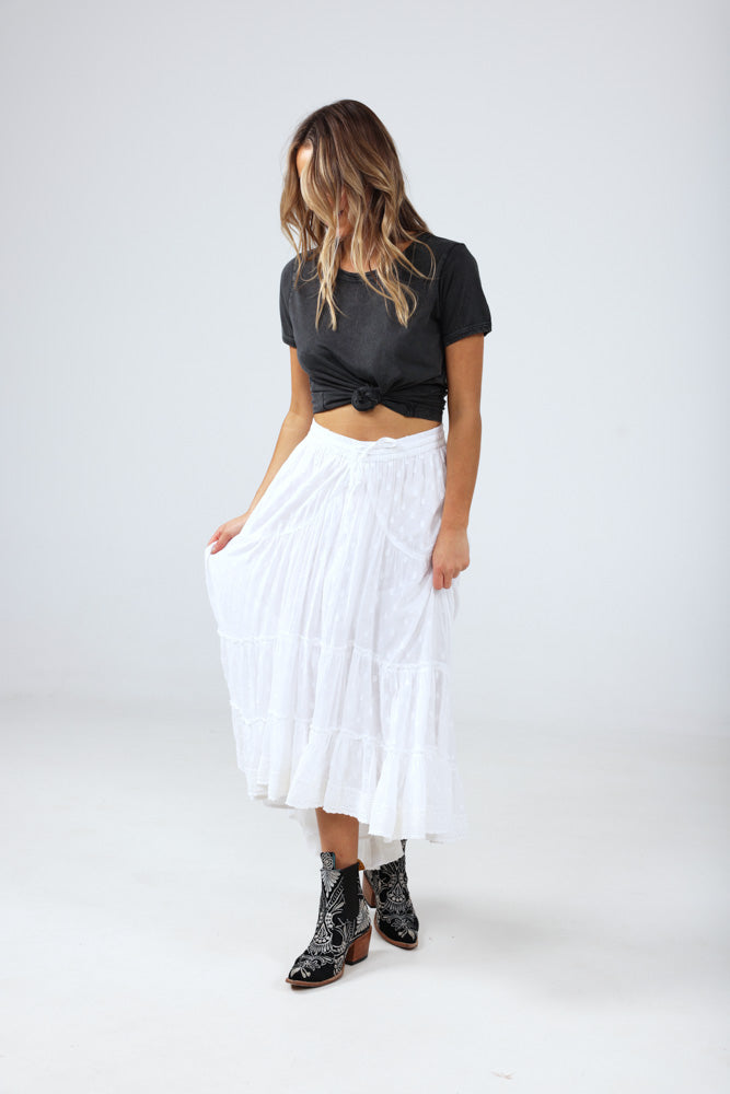 Talisman Magic Carpet Skirt - White