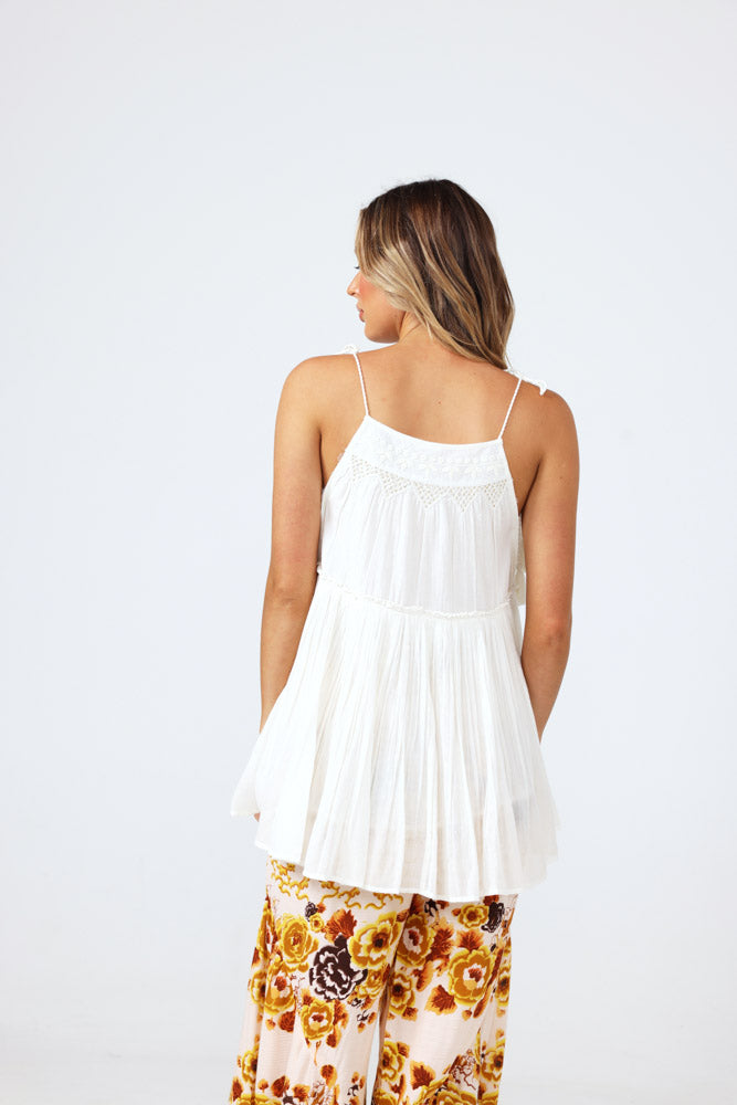 Talisman Raja Top - White