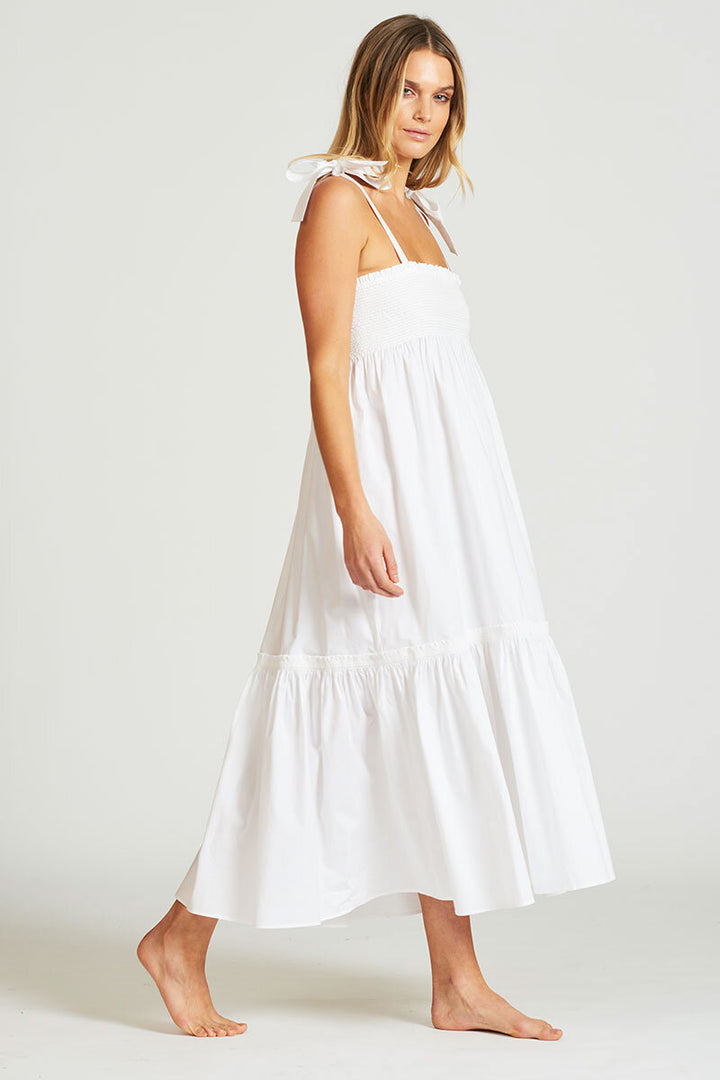 The Skirt Dress - White